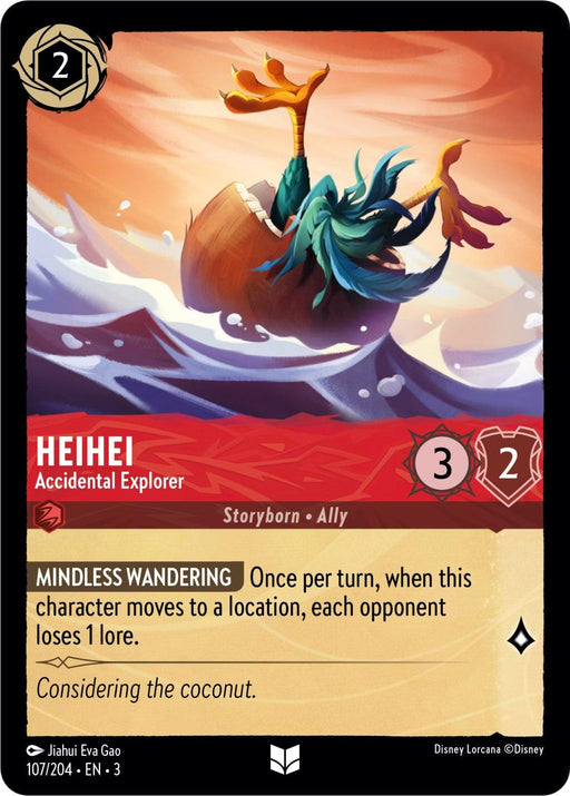 HeiHei - Accidental Explorer (107/204) - Into the Inklands - for just $0.02! 
