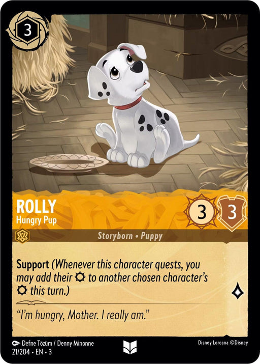 Rolly - Hungry Pup (21/204) - Into the Inklands - for just $0.02! 