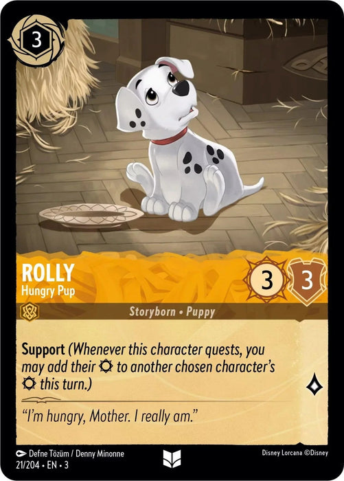 Rolly - Hungry Pup (21/204) [Into the Inklands] - for just $0.10! 
