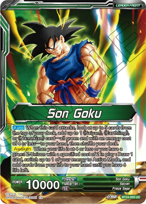 Son Goku // SS Son Goku, Beginning of a Legend (BT24-055) [Beyond Generations] - for just $0.10! 