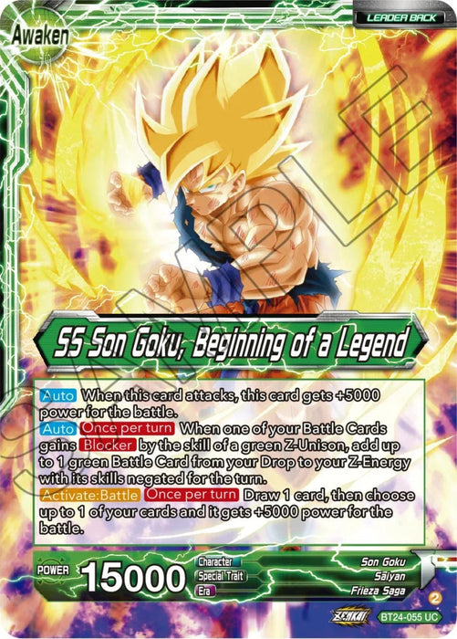 Son Goku // SS Son Goku, Beginning of a Legend (BT24-055) [Beyond Generations] - for just $0.10! 