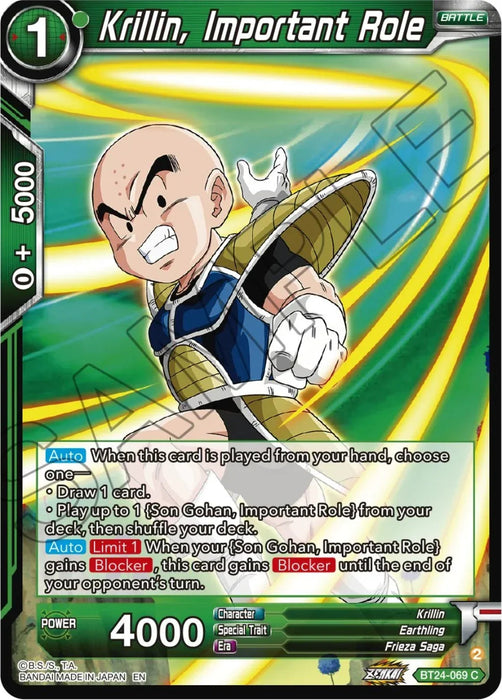 Krillin, Important Role (BT24-069) [Beyond Generations] - for just $0.10! 