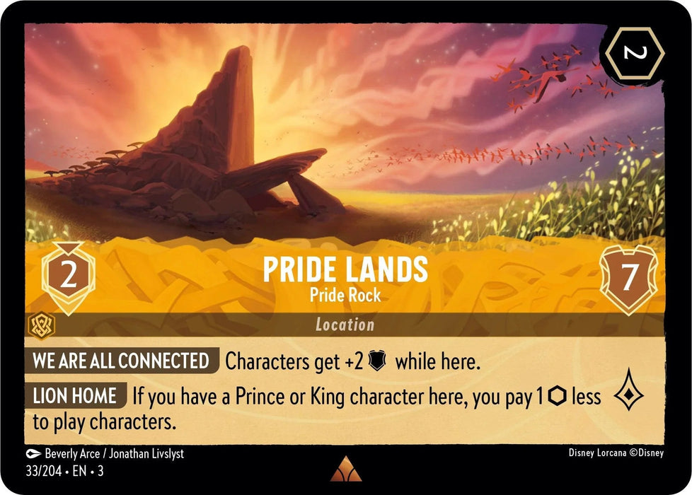 Pride Lands - Pride Rock (33/204) [Into the Inklands] - for just $0.10! 