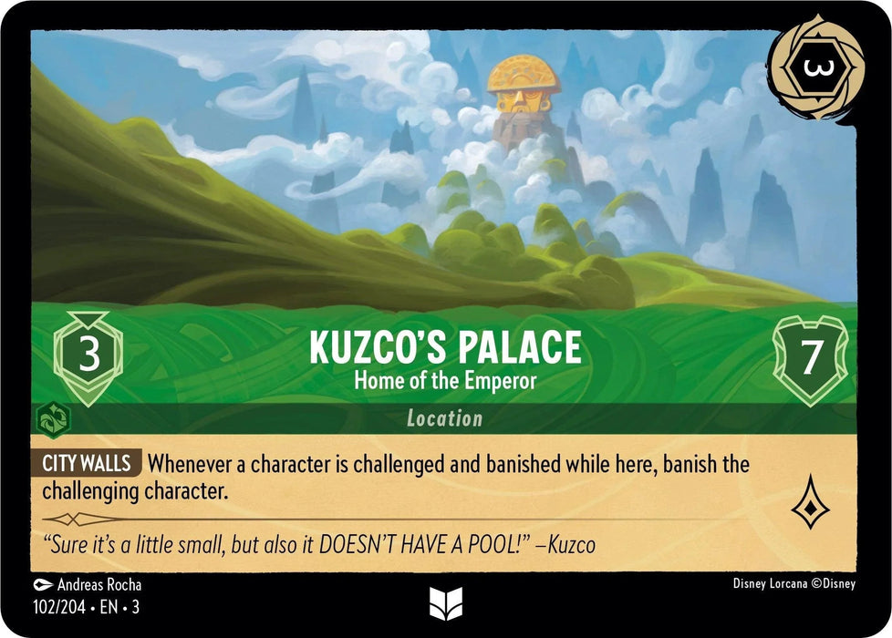 Kuzco's Palace - Home of the Emperor (102/204) [Into the Inklands] - for just $0.10! 