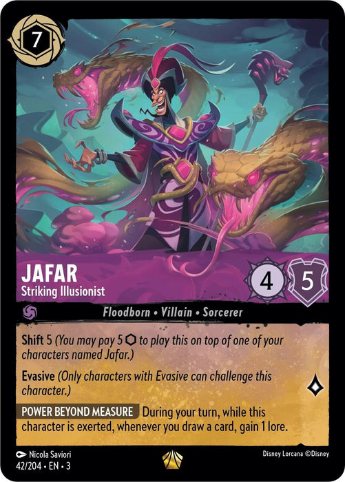 Jafar - Striking Illusionist (42/204) [Into the Inklands] - for just $0.45! 