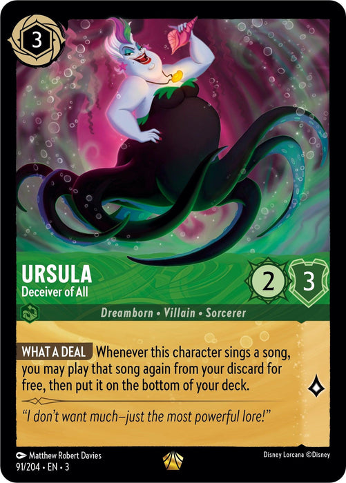 Ursula - Deceiver of All (91/204) - Into the Inklands - for just $0.81! 