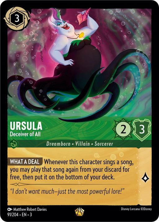 Ursula - Deceiver of All (91/204) - Into the Inklands - for just $0.63! 