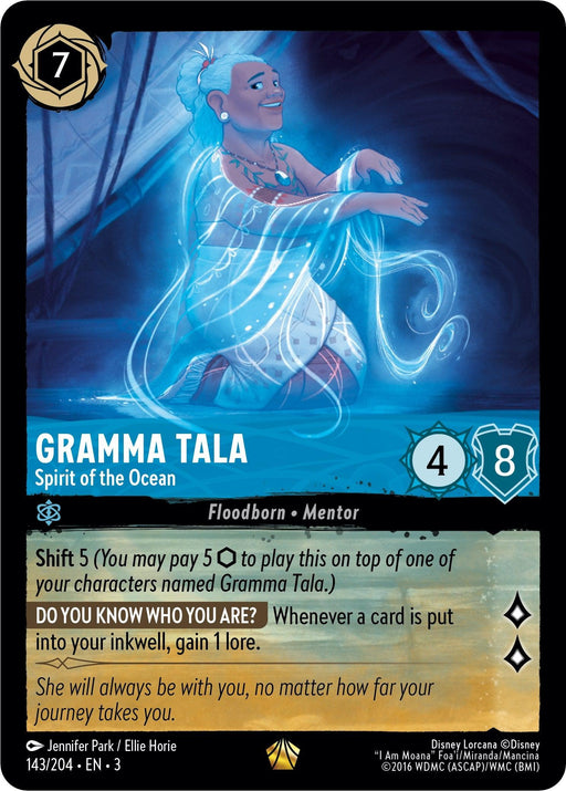 Gramma Tala - Spirit of the Ocean (143/204) - Into the Inklands - for just $0.27! 