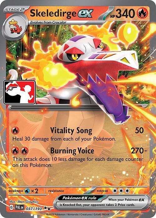 Skeledirge ex (037/193) [Prize Pack Series Four] - for just $0.45! 