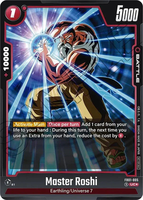 Master Roshi (Tournament Pack 01) [Fusion World Tournament Cards] - for just $0.15! 