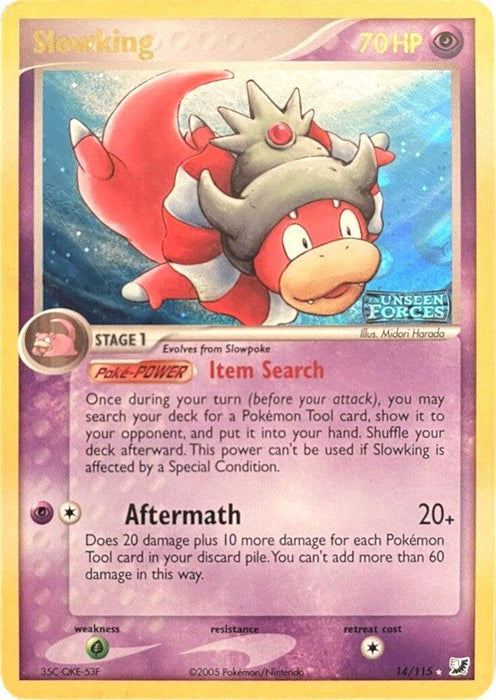 Slowking (14/115) (Stamped) [EX: Unseen Forces] - for just $19.35! 