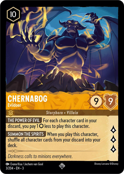 Chernabog - Evildoer (3/204) - Into the Inklands - for just $0.11! 