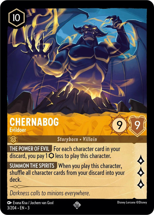 Chernabog - Evildoer (3/204) [Into the Inklands] - for just $0.15! 