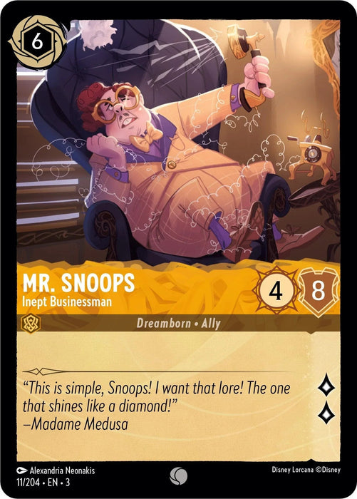 Mr. Snoops - Inept Businessman (11/204) [Into the Inklands] - for just $0.10! 