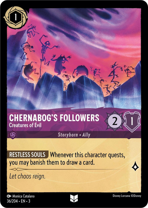 Chernabog's Followers - Creatures of Evil (36/204) - Into the Inklands - for just $0.06! 