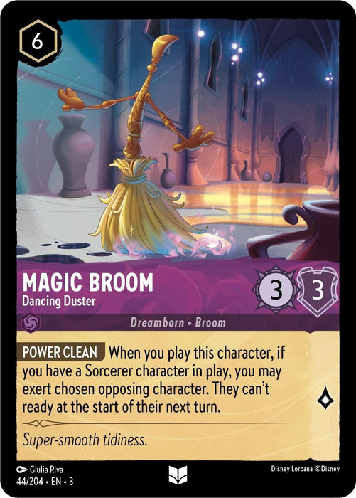 Magic Broom - Dancing Duster (44/204) [Into the Inklands] - for just $0.10! 