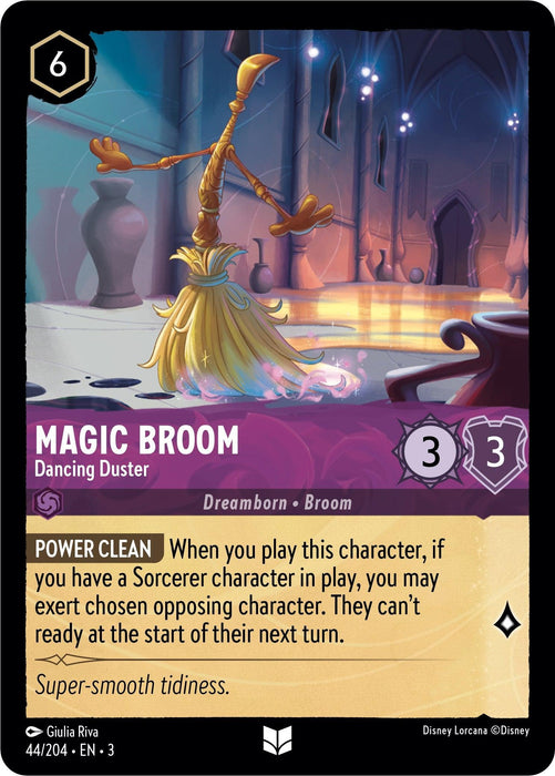 Magic Broom - Dancing Duster (44/204) - Into the Inklands - for just $0.03! 