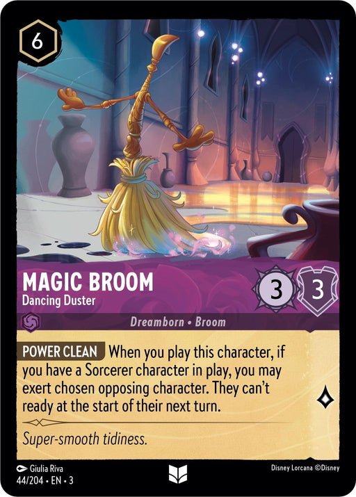 Magic Broom - Dancing Duster (44/204) - Into the Inklands - for just $0.03! 