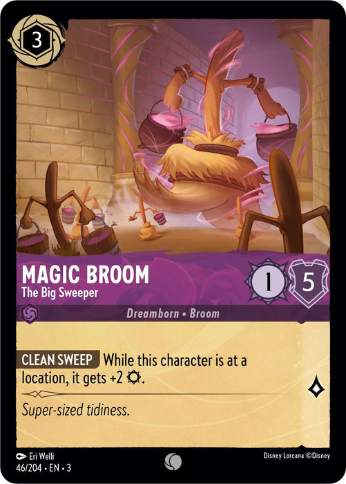 Magic Broom - The Big Sweeper (46/204) - Into the Inklands - for just $0.03! 