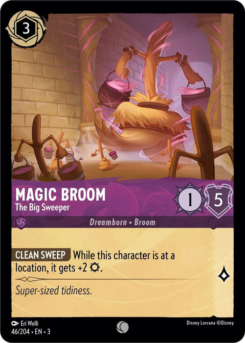 Magic Broom - The Big Sweeper (46//204) [Into the Inklands] - for just $0.10! 