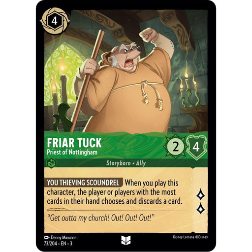 Friar Tuck - Priest of Nottingham (73/204) [Into the Inklands] - Just $0.05! Shop now at Retro Gaming of Denver