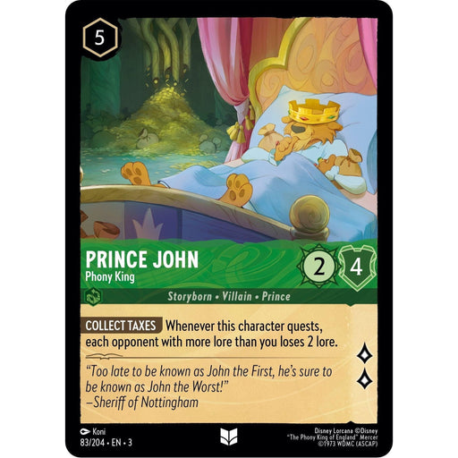 Prince John - Phony King (83//204) [Into the Inklands] - Just $0.10! Shop now at Retro Gaming of Denver