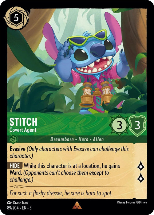 Stitch - Covert Agent (89//204) [Into the Inklands] - for just $0.10! 