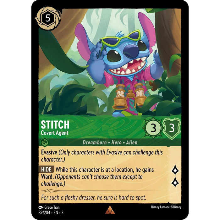 Stitch - Covert Agent (89//204) [Into the Inklands] - Just $0.05! Shop now at Retro Gaming of Denver