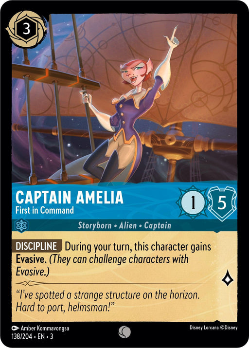 Captain Amelia - First in Command (138/204) - Into the Inklands - for just $0.02! 