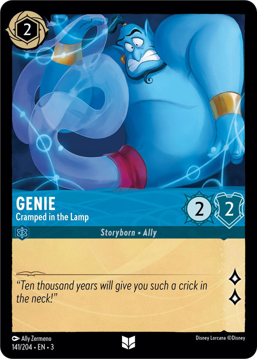 Genie - Cramped in the Lamp (141/204) - Into the Inklands - for just $0.05! 