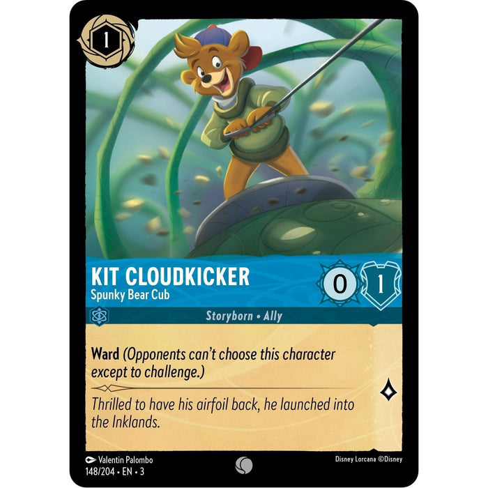 Kit Cloudkicker - Spunky Bear Cub (148/204) [Into the Inklands] - Just $0.03! Shop now at Retro Gaming of Denver