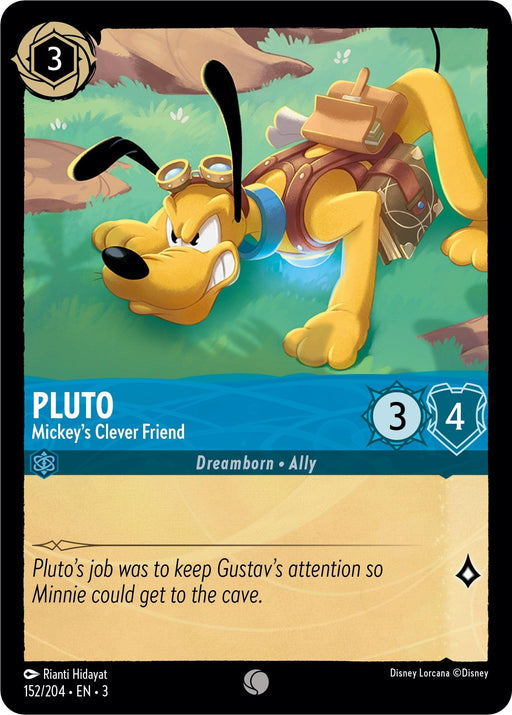 Pluto - Mickey's Clever Friend (152/204) - Into the Inklands - for just $0.02! 