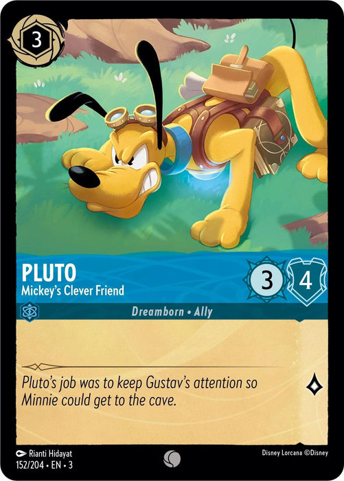 Pluto - Mickey's Clever Friend (152/204) [Into the Inklands] - for just $0.10! 