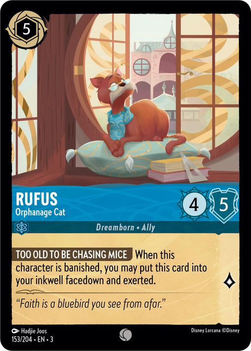 Rufus - Orphanage Cat (153/204) - Into the Inklands - for just $0.02! 
