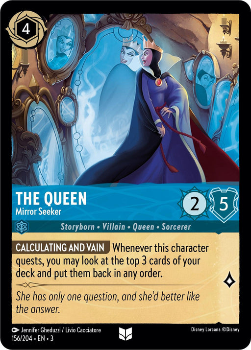 The Queen - Mirror Seeker (156/204) - Into the Inklands - for just $0.02! 