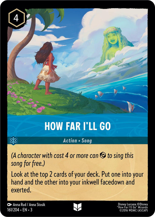 How Far I'll Go (161/204) - Into the Inklands - for just $0.06! 