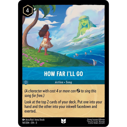 How Far I'll Go (161/204) [Into the Inklands] - Just $0.05! Shop now at Retro Gaming of Denver