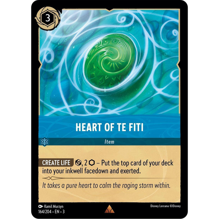 Heart of Te Fiti (164//204) [Into the Inklands] - Just $0.10! Shop now at Retro Gaming of Denver