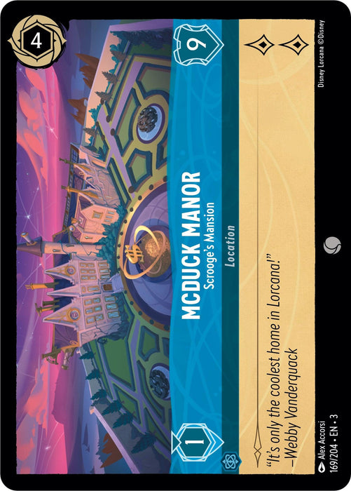 McDuck Manor - Scrooge's Mansion (169/204) - Into the Inklands - for just $0.03! 