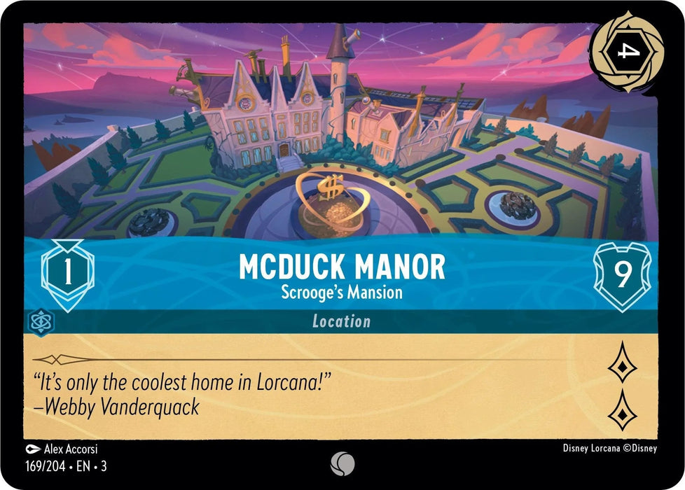 McDuck Manor - Scrooge's Mansion (169/204) [Into the Inklands] - for just $0.10! 