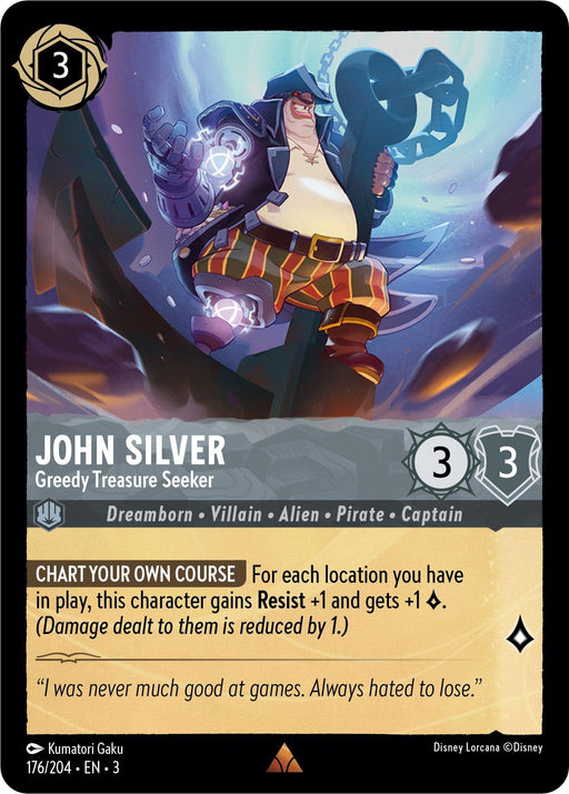 John Silver - Greedy Treasure Seeker (176/204) - Into the Inklands - for just $0.12! 