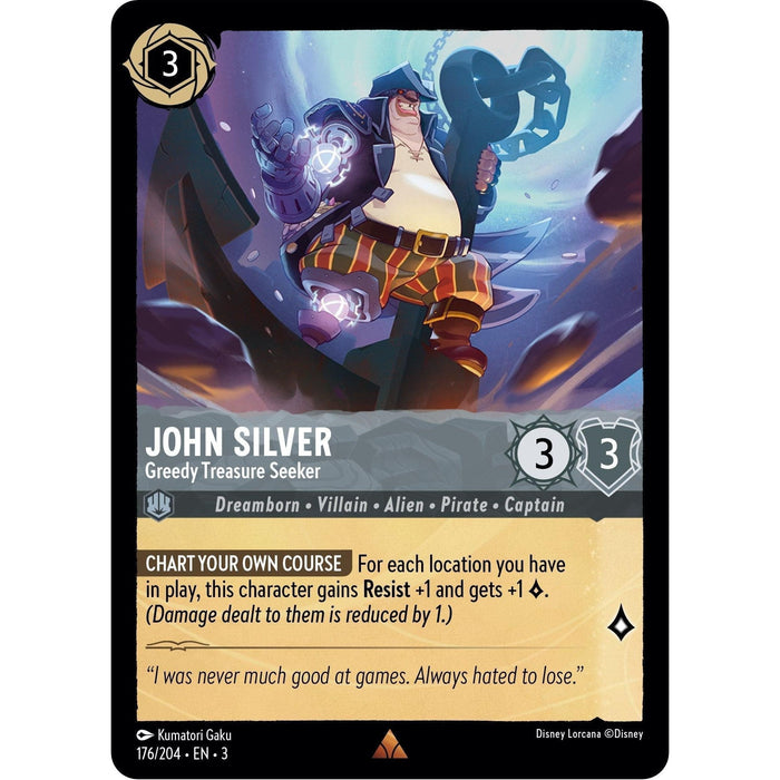 John Silver - Greedy Treasure Seeker (176/204) [Into the Inklands] - Just $0.25! Shop now at Retro Gaming of Denver