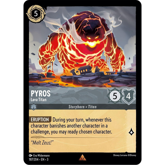 Pyros - Lava Titan (187/204) [Into the Inklands] - Just $0.05! Shop now at Retro Gaming of Denver