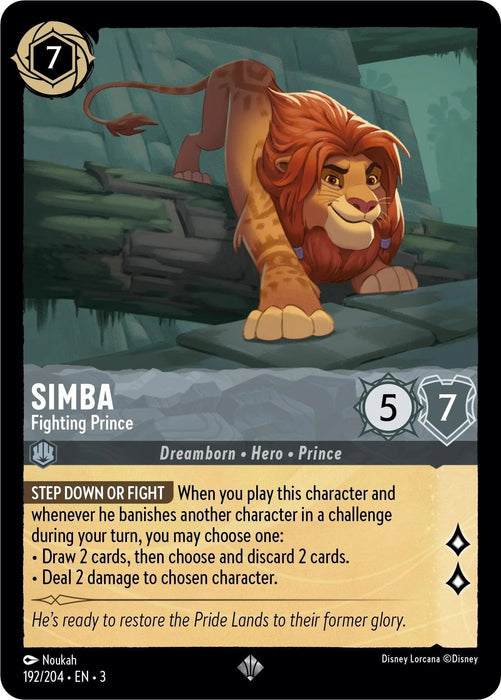 Simba - Fighting Prince (192/204) [Into the Inklands] - for just $0.10! 