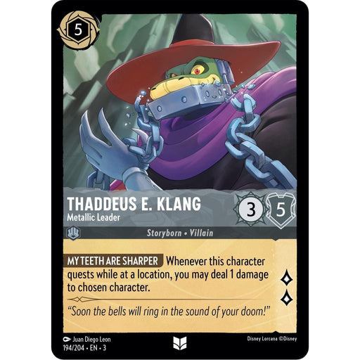 Thaddeus E. Klang - Metallic Leader (194/204) [Into the Inklands] - Just $0.05! Shop now at Retro Gaming of Denver