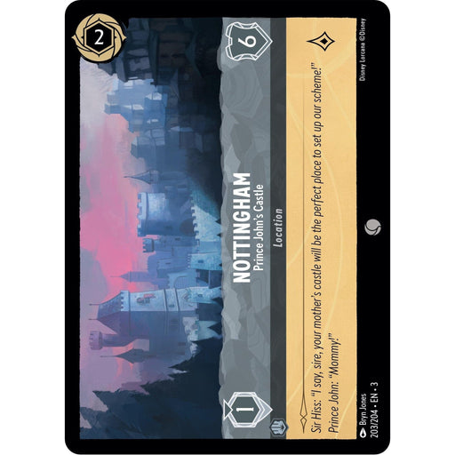 Nottingham - Prince John's Castle (203/204) [Into the Inklands] - Just $0.10! Shop now at Retro Gaming of Denver