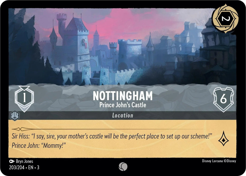 Nottingham - Prince John's Castle (203/204) [Into the Inklands] - for just $0.10! 