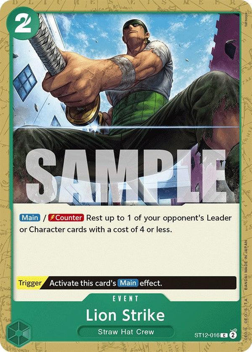 Lion Strike [Starter Deck: Zoro and Sanji] - for just $0.10! 