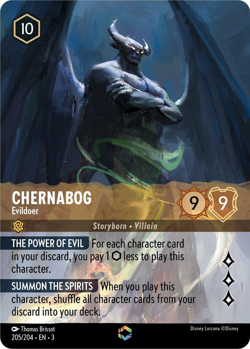 Chernabog - Evildoer (Enchanted) (205/204) - Into the Inklands Holofoil - for just $19.13! 