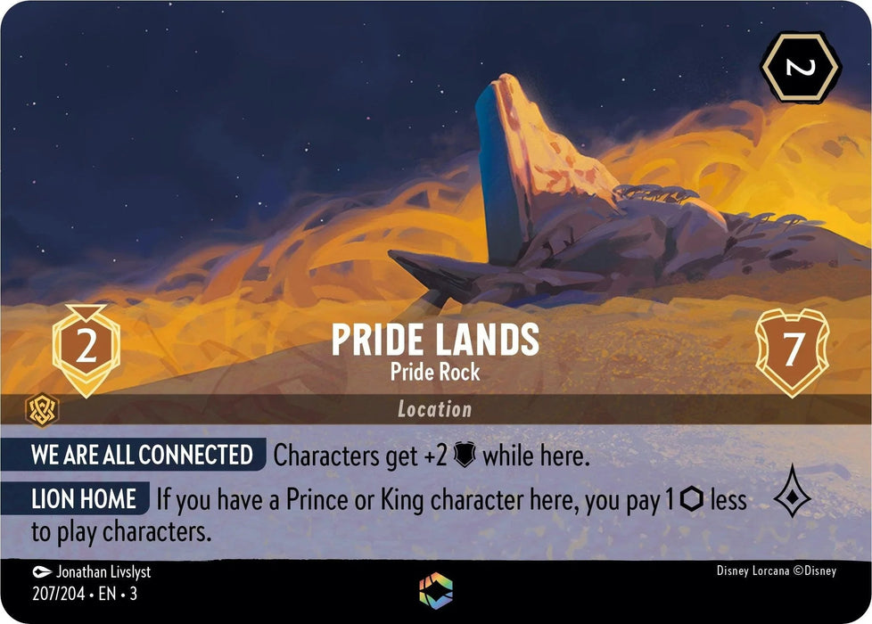 Pride Lands - Pride Rock (Enchanted) (207/204) [Into the Inklands] - for just $8.65! 